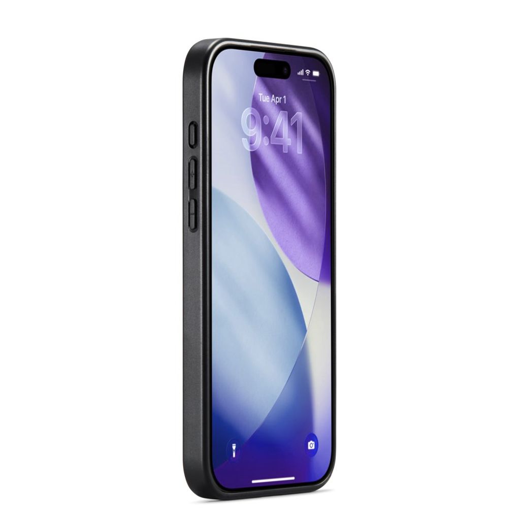 DG.MING iPhone 18 Pro Max/17 Pro Max Deksel med PU-lær - Lysbrun