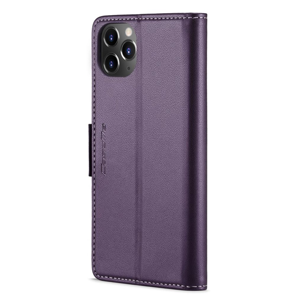 CASEME iPhone 11 Pro Max Plånboksfodral RFID-blockerande – Lila