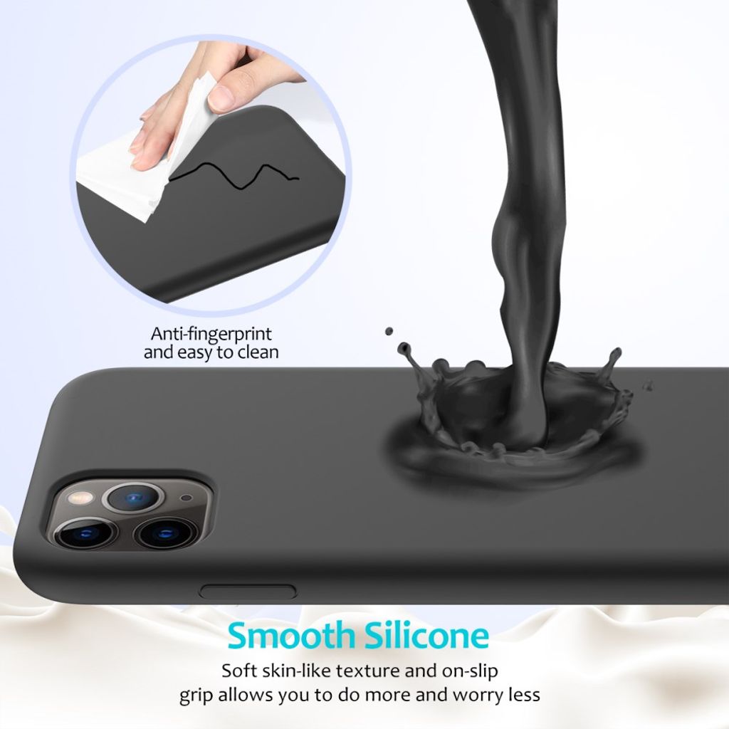 iPhone 11 Pro Silikone Cover - Sort