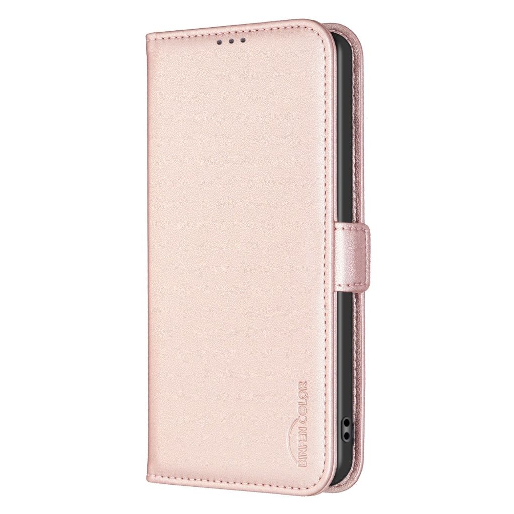iPhone 18 Pro/17 Pro Lompakkokotelo magneettisella sulkimella - Vaaleanpunainen