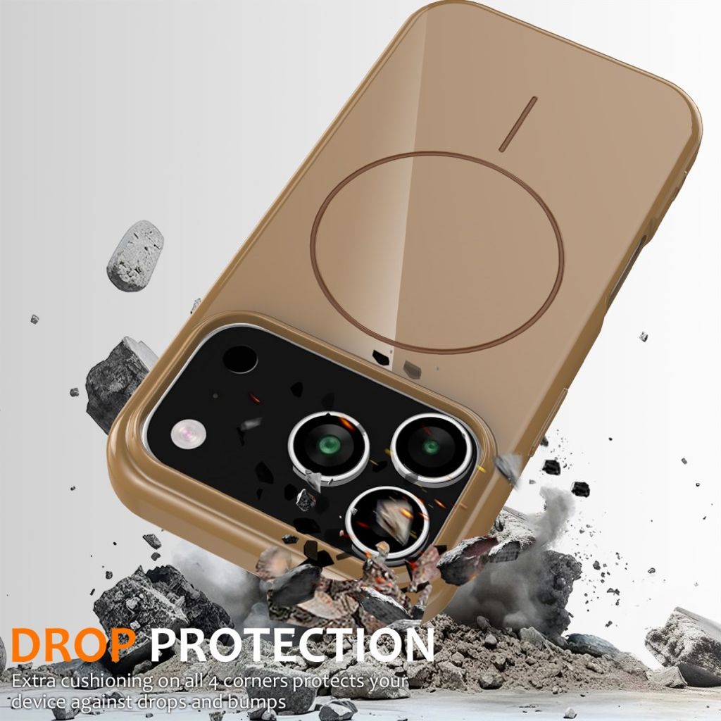 iPhone 17 Pro Skal med bärrem - Guld