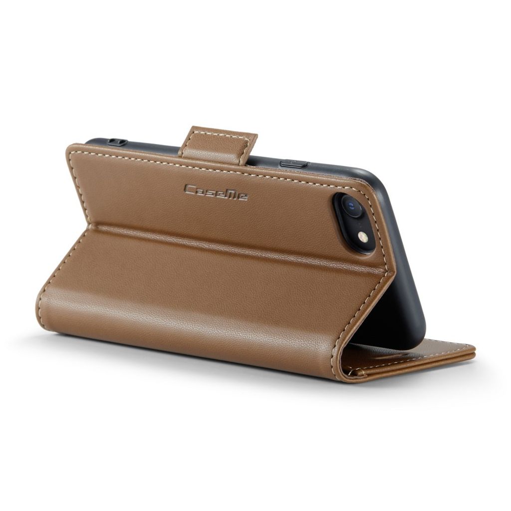 CASEME iPhone 6/6s/7/8/SE 2020/2022 Etui med Kortplads - Brun