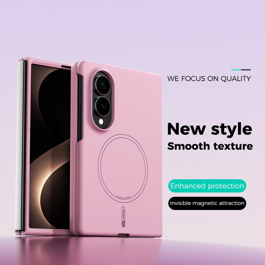 ABEEL Samsung Galaxy Z Fold8 MagSafe cover i silikone - Lyserød