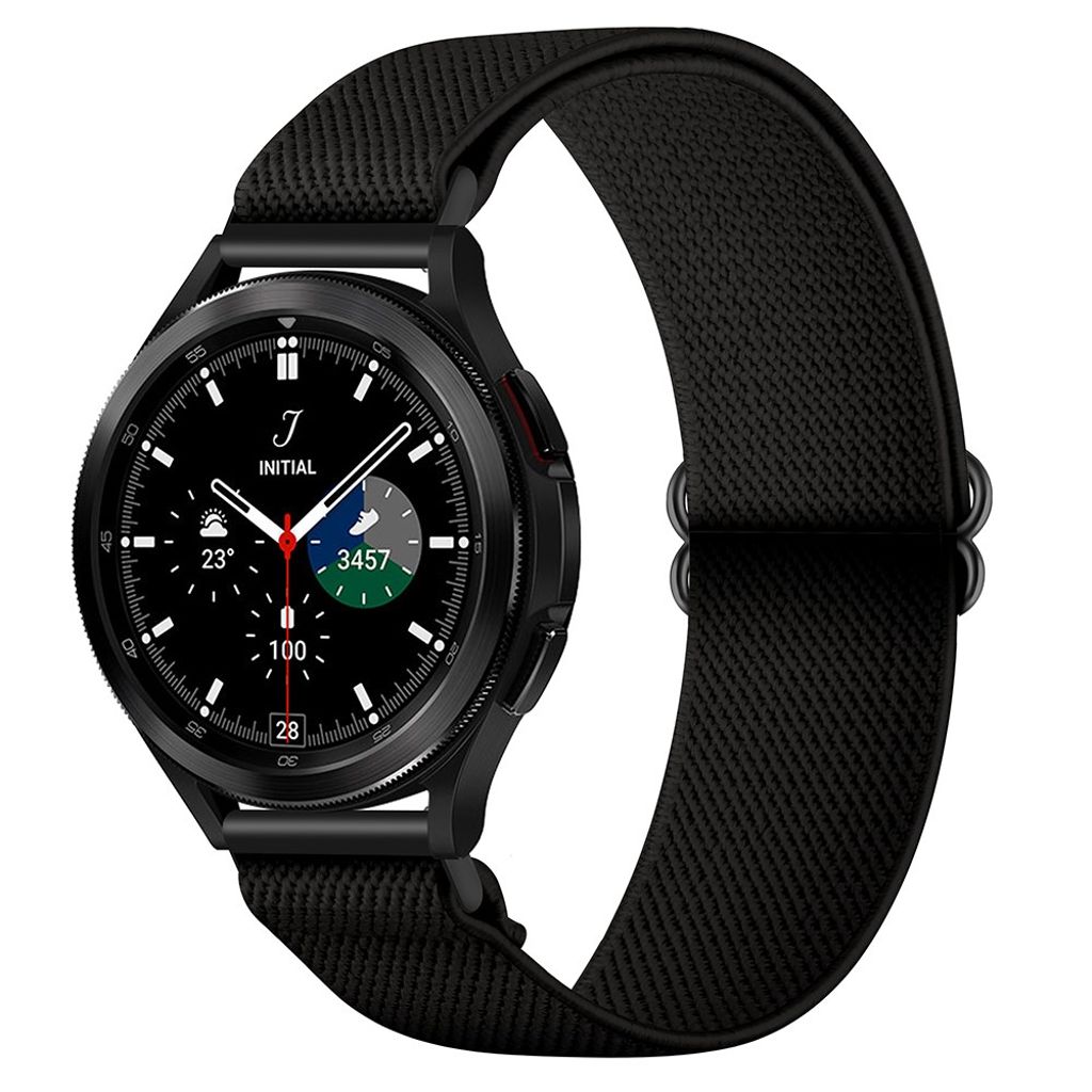Samsung Galaxy Watch 46mm / Gear S3 Classic/Frontier Urrem Nylon - Sort