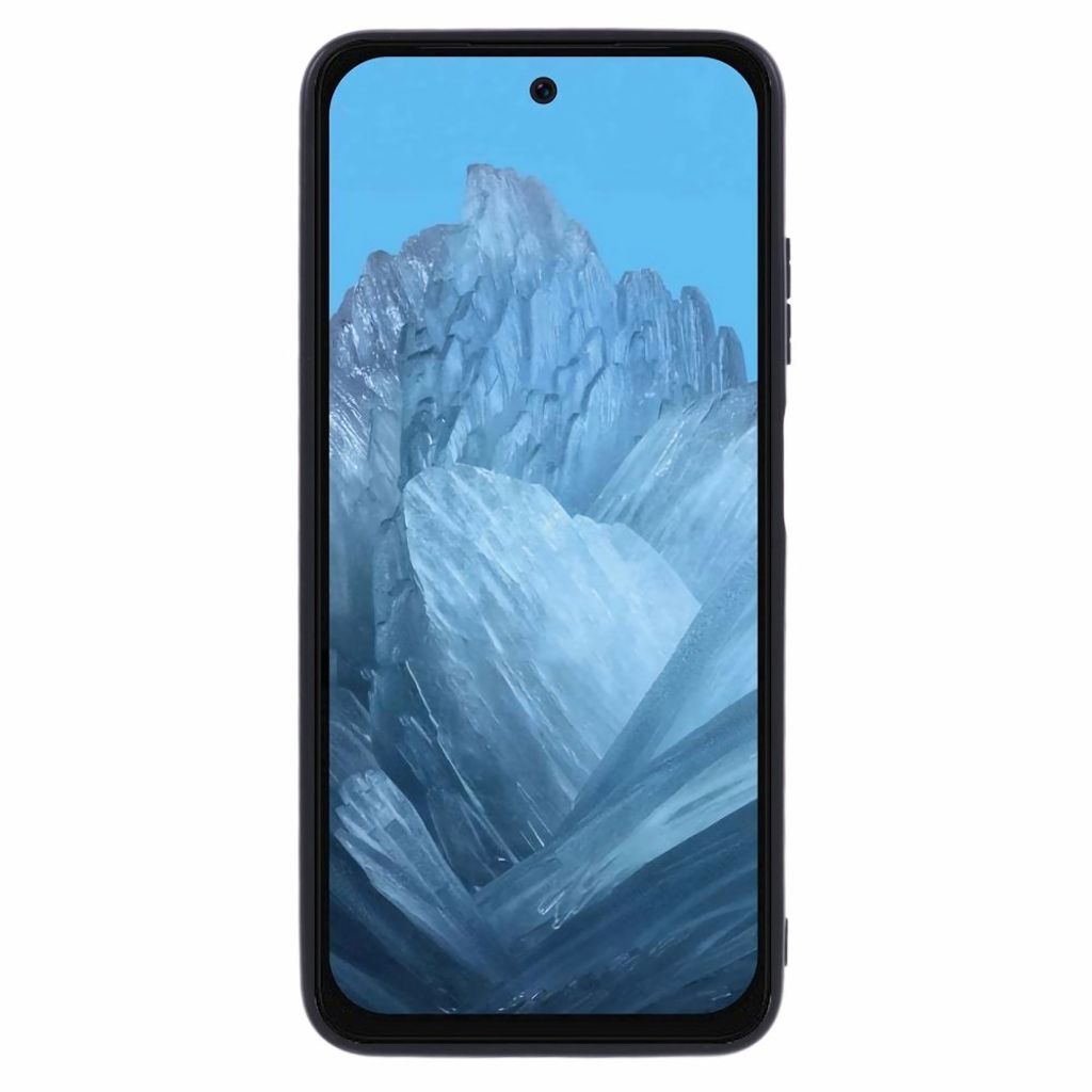 Google Pixel 10 Pro XL Retro Konstläderbelagt mobilskal - Svart