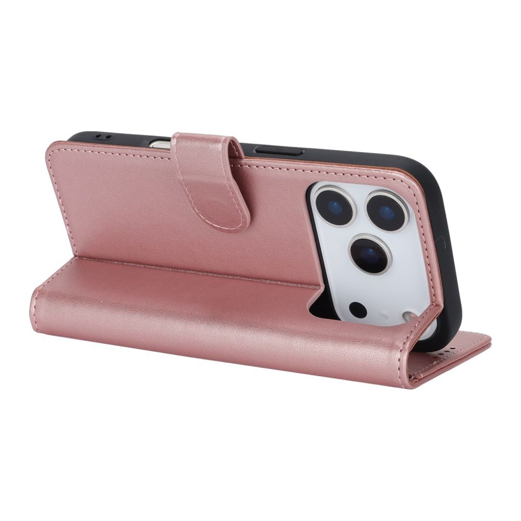 iPhone 17 Pro Max Etui med Stativ - Rose guld