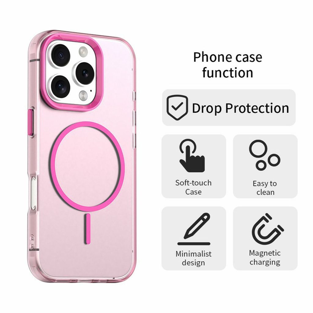 iPhone 16 Pro Deksel med MagSafe - Rød