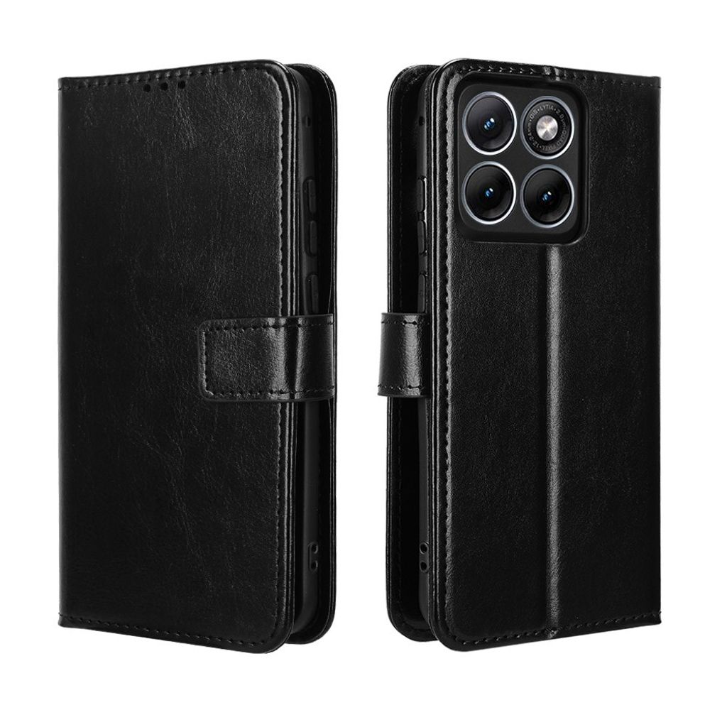 Motorola Edge 70 Fusion Plus 5G/Edge 70 Fusion 5G Lommeboketui PU-lær - Svart