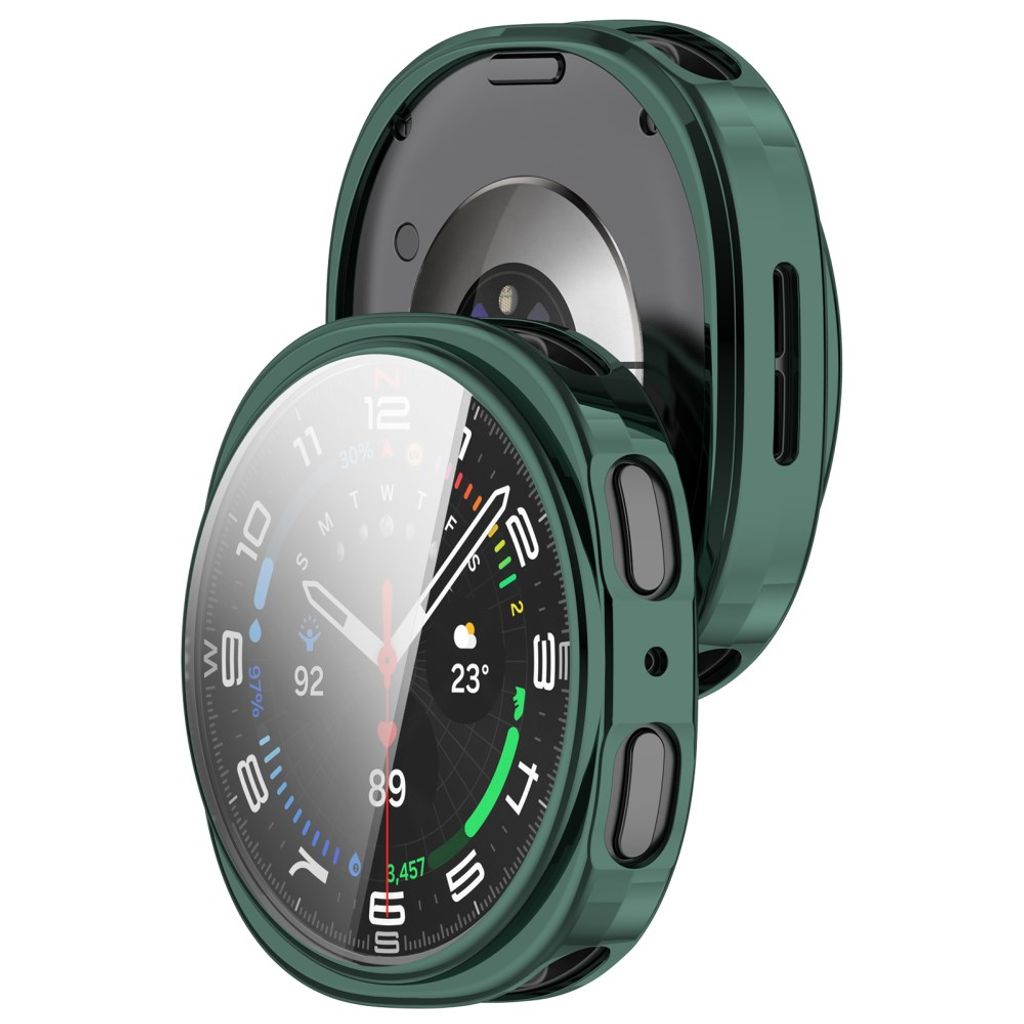 Samsung Galaxy Watch9 40mm TPU-deksel med skjermbeskytter - Grønn