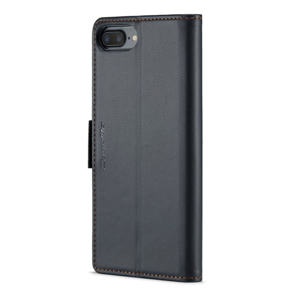 CASEME iPhone 6 Plus/6s Plus/7 Plus/8 Plus Kotelo Korttipaikka - Musta