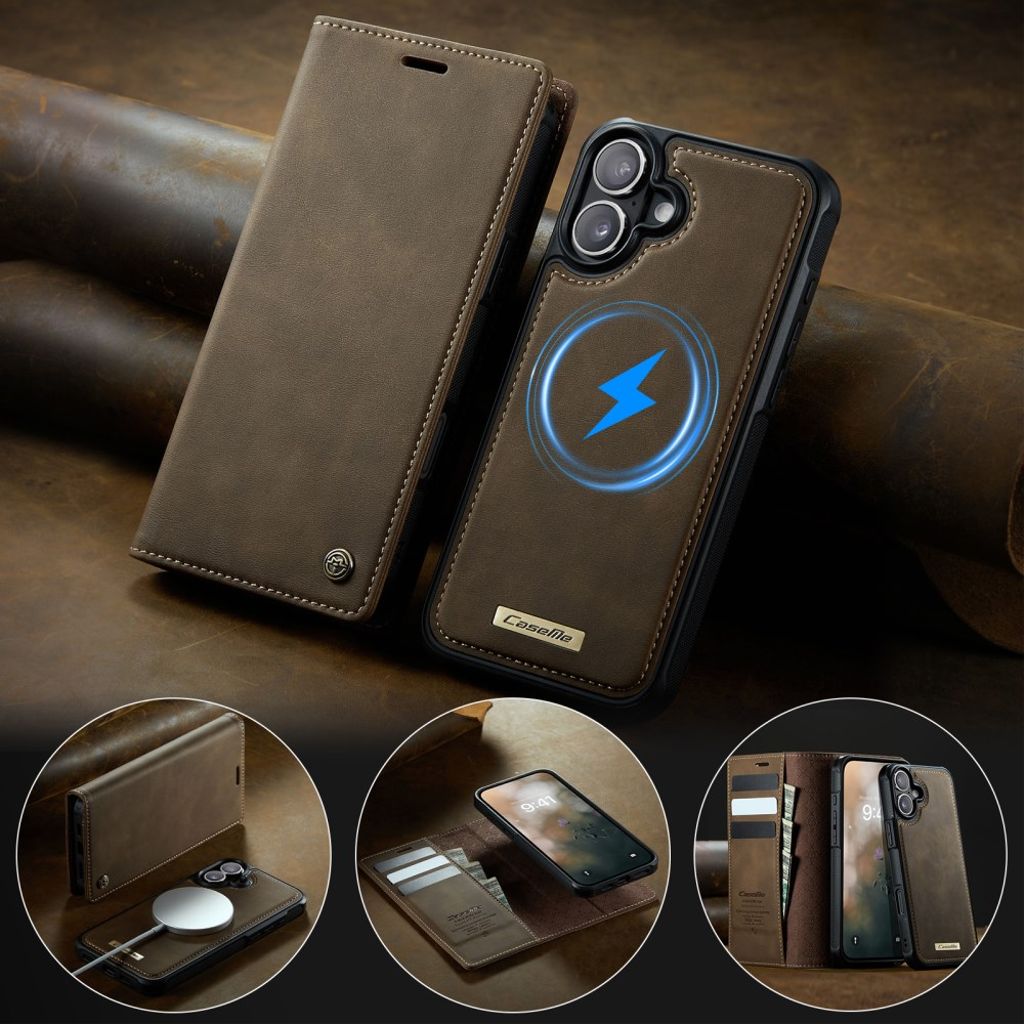 CASEME iPhone 17 Fodral med MagSafe - Brun