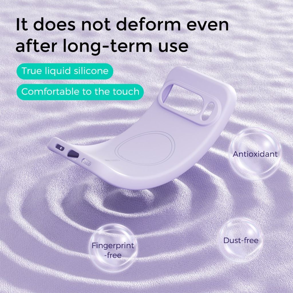 ABEEL Google Pixel 10a MagSafe-kompatibelt Silikonskal - Svart