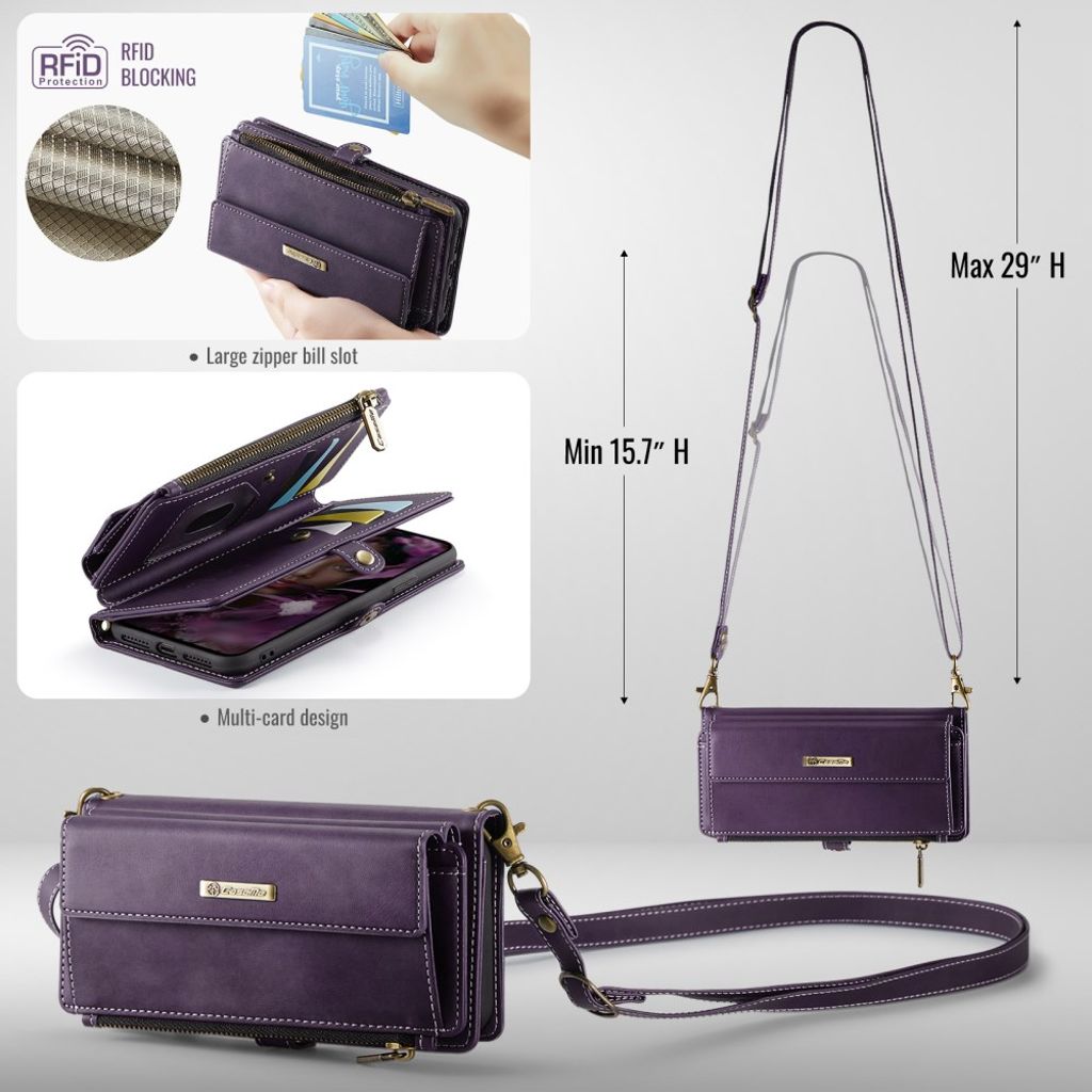 CASEME iPhone 6 Plus / 7 Plus / 8 Plus Fodral - Lila