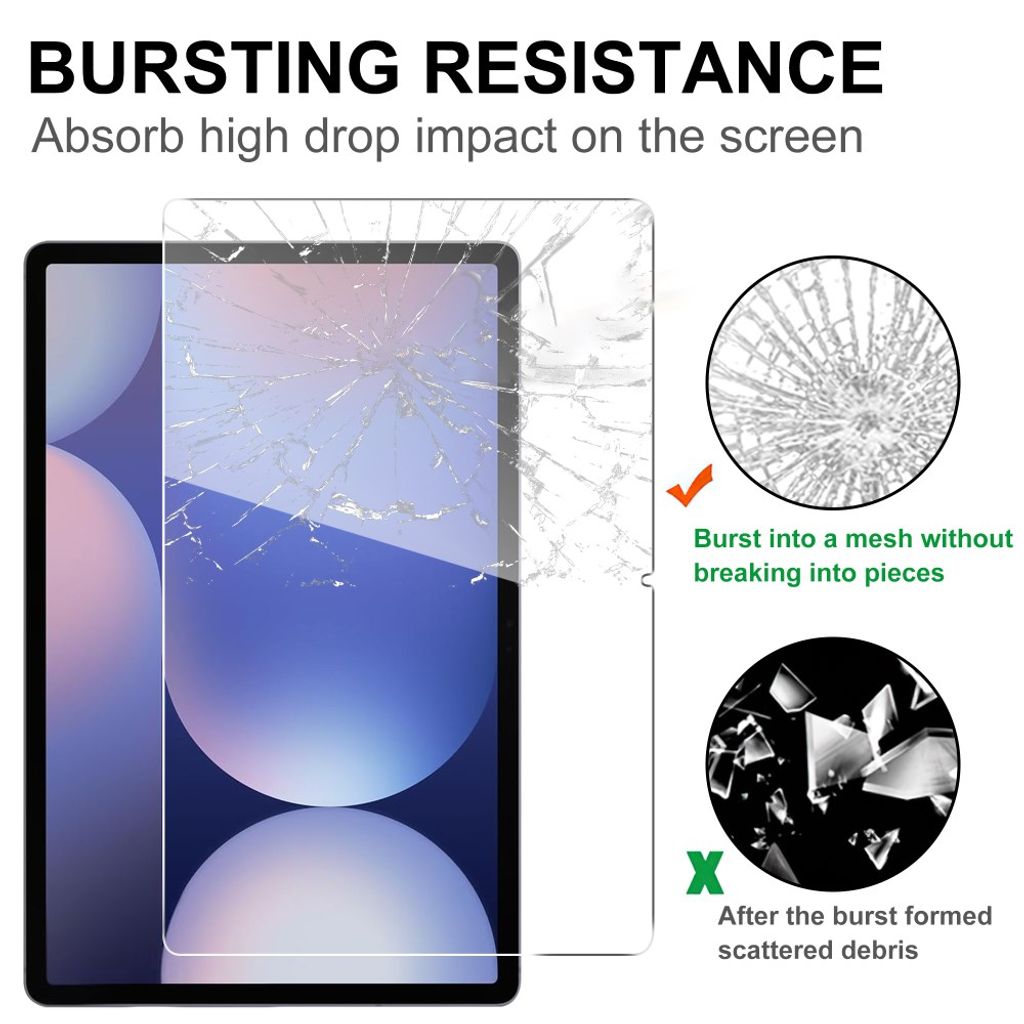 Samsung Galaxy Tab S12 Plus Skärmskydd Härdat Glas - Transparent