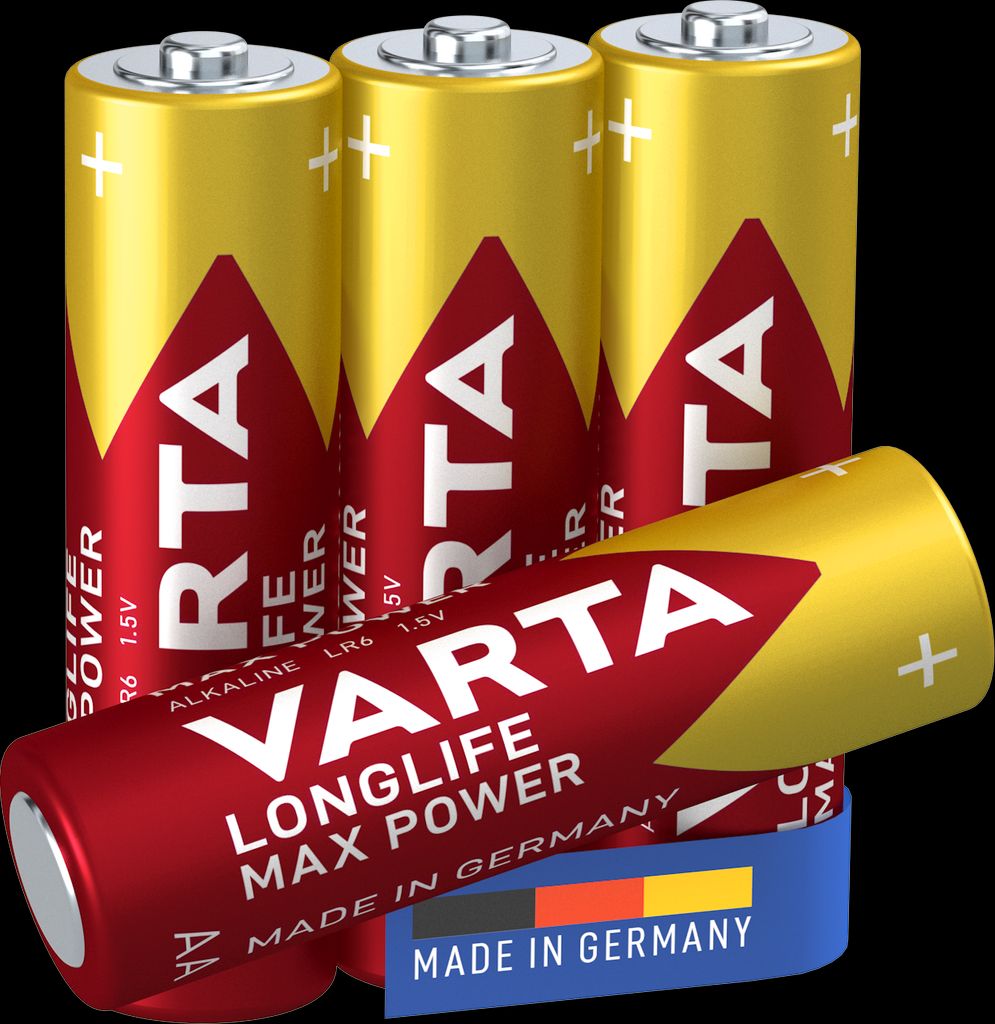 VARTA Longlife Max Power AA batteri, 4-pak