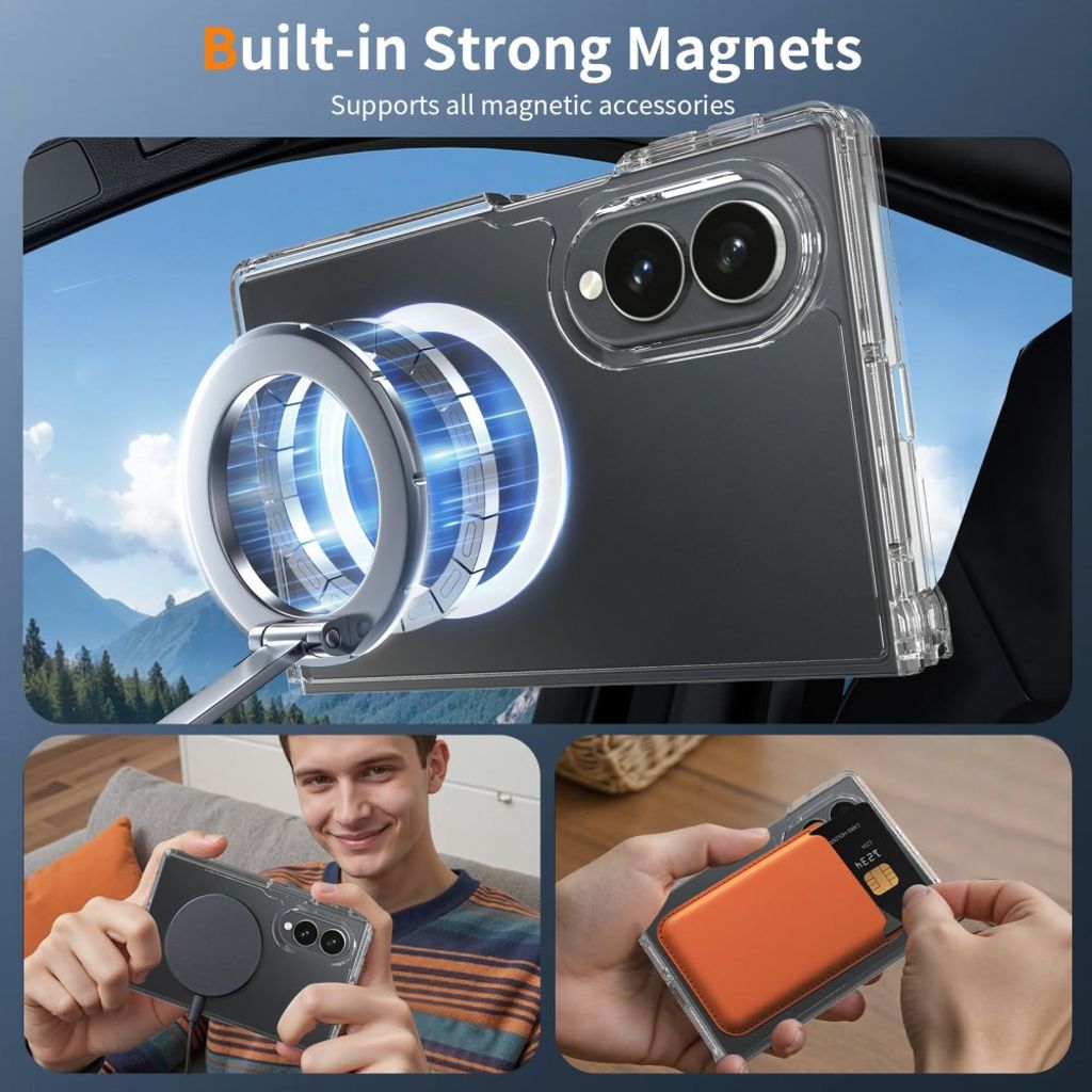 Samsung Galaxy Z Fold8 MagSafe Cover - Gennemsigtig