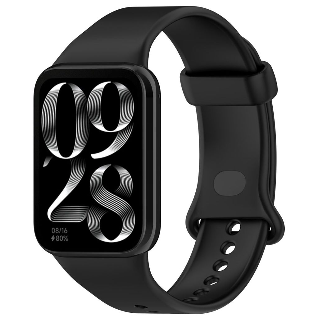 Xiaomi Smart Band 10 Pro/9 Pro/8 Pro/Redmi Watch 6/5/4 -kellonranneke – Musta