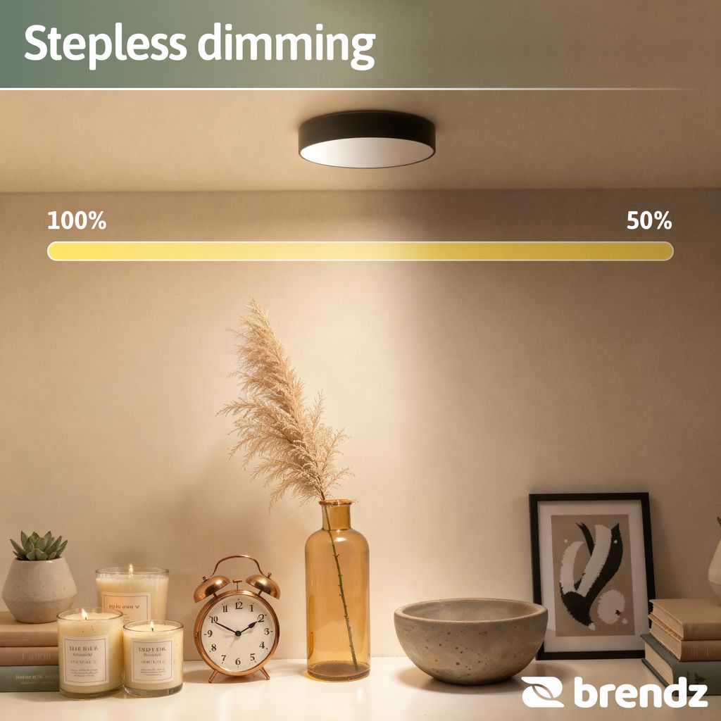 Brendz Elim Touch Uppladdningsbar LED-Skåpbelysning Svart 30lm USB-C