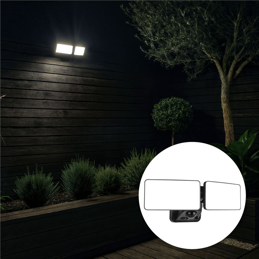 Brendz Skye Uppladdningsbar LED-Strålkastare med Rörelsesensor 600lm IP44