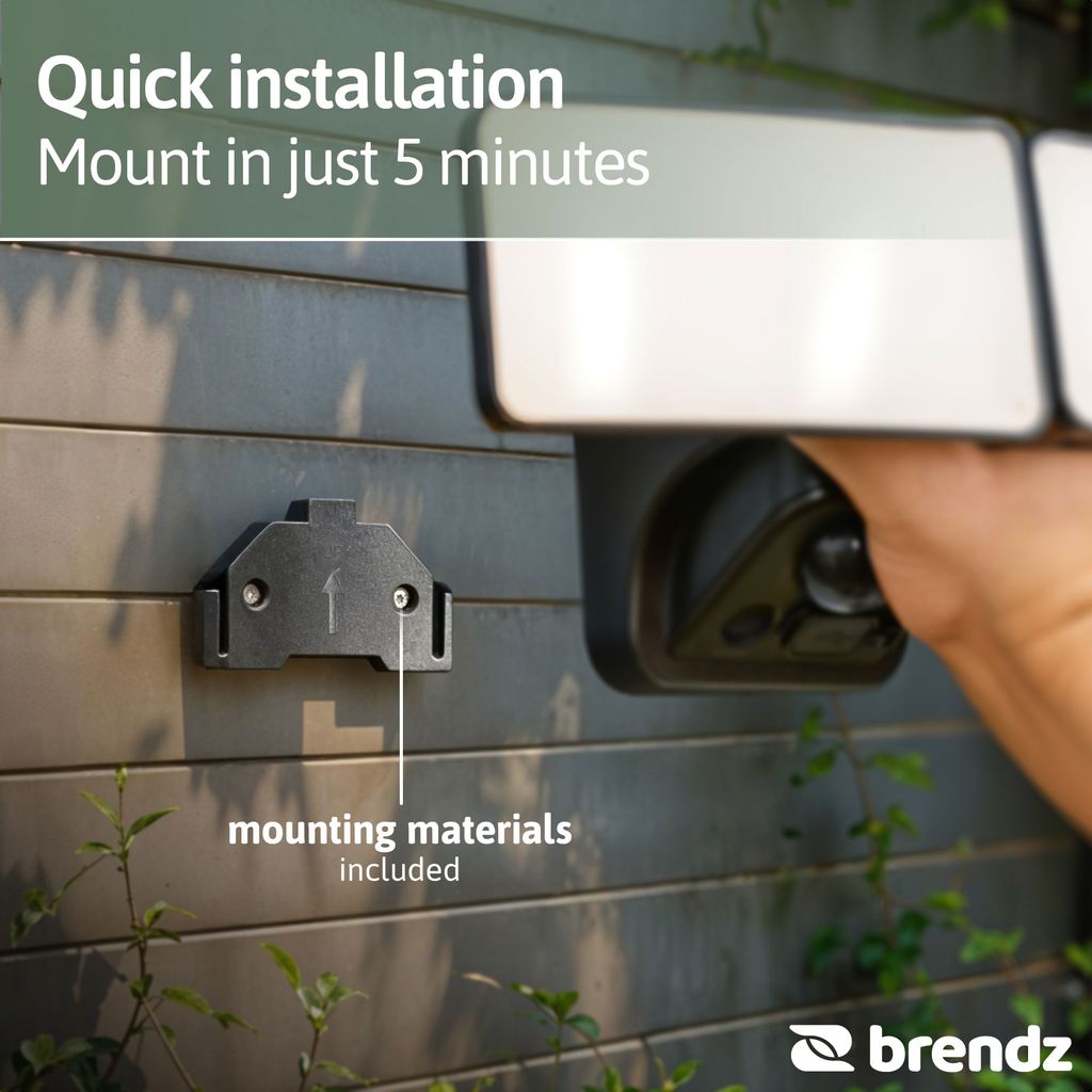Brendz Skye Uppladdningsbar LED-Strålkastare med Rörelsesensor 600lm IP44