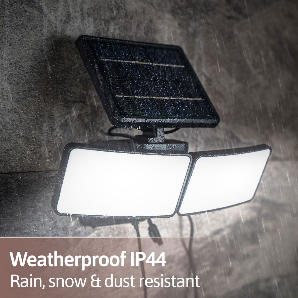 Brendz Skye Solar Solcellsstrålkastare med Rörelsesensor 600lm IP44