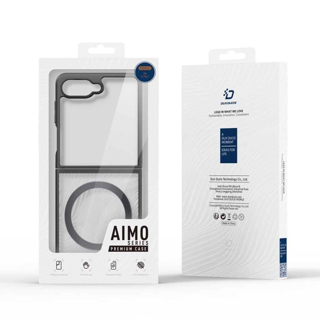 DUX DUCIS Samsung Galaxy Z Flip7 5G Skal (RFID-blockerande) – Svart