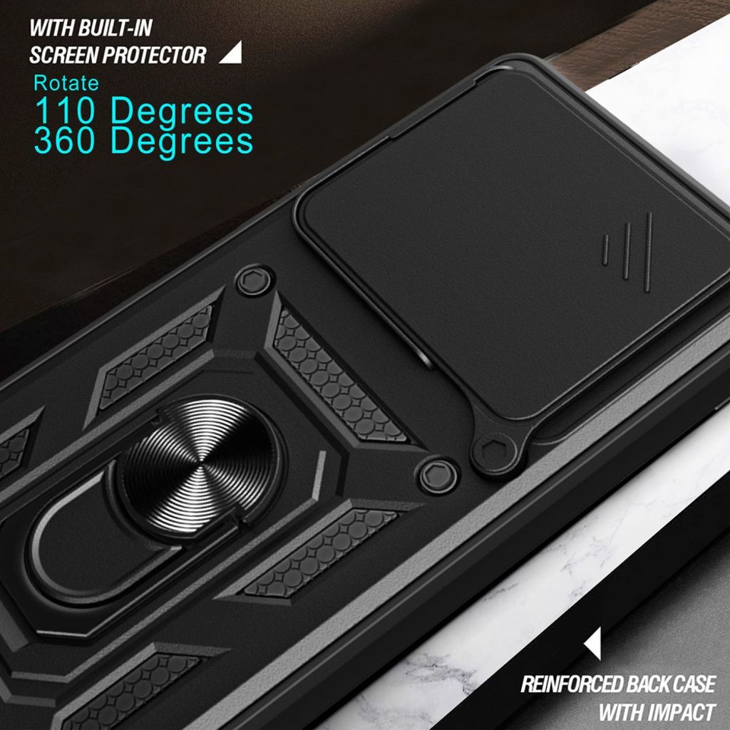 Motorola Edge 70 5G Skal med Stativ – Roséguld