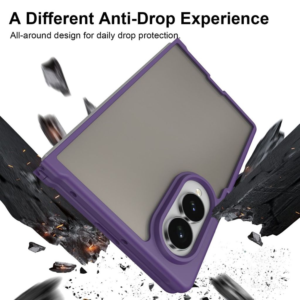 Samsung Galaxy Z Fold8 Matteret Cover - Lilla