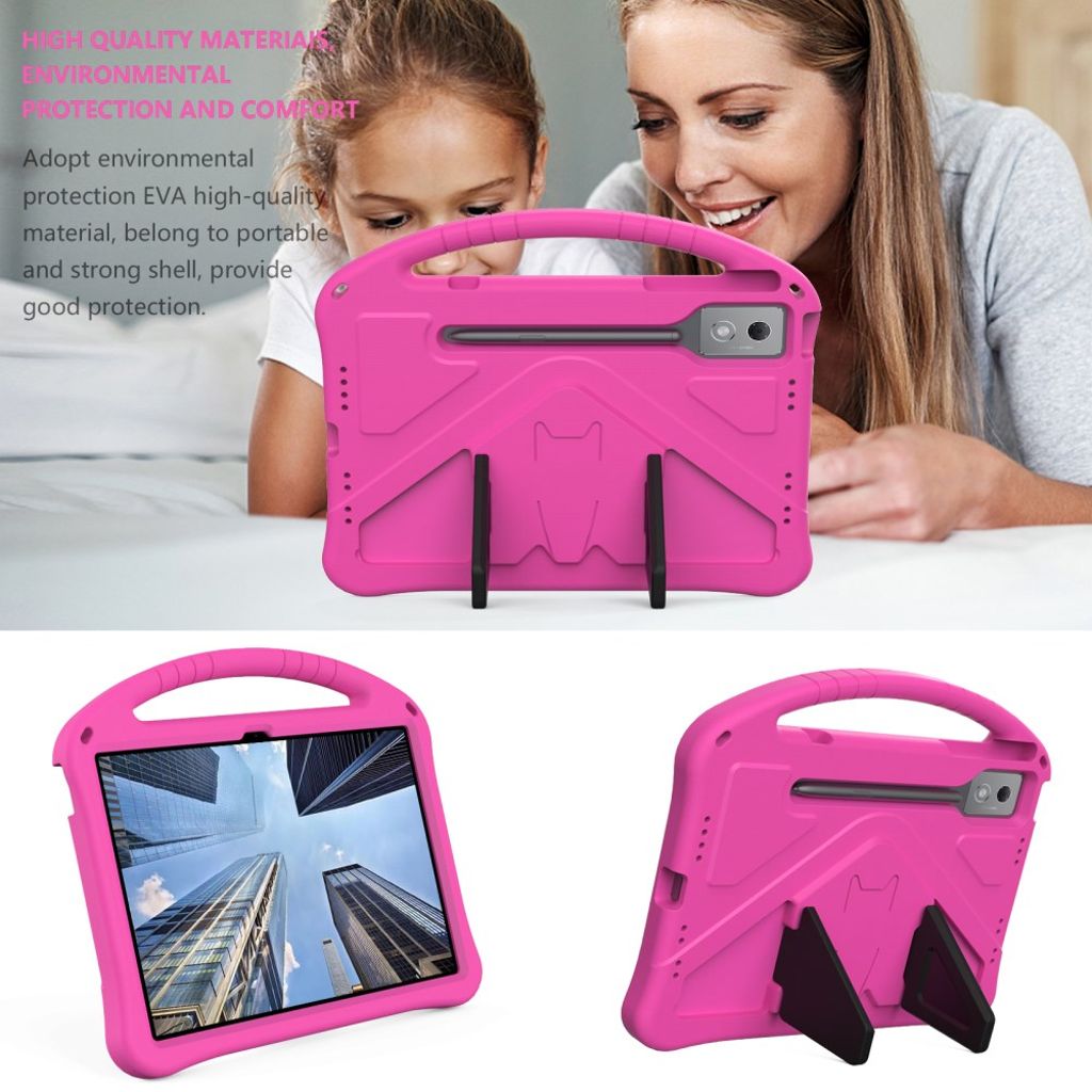 Lenovo Idea Tab Pro (TB-373FU) EVA Kuori Kädensija - Vaaleanpunainen