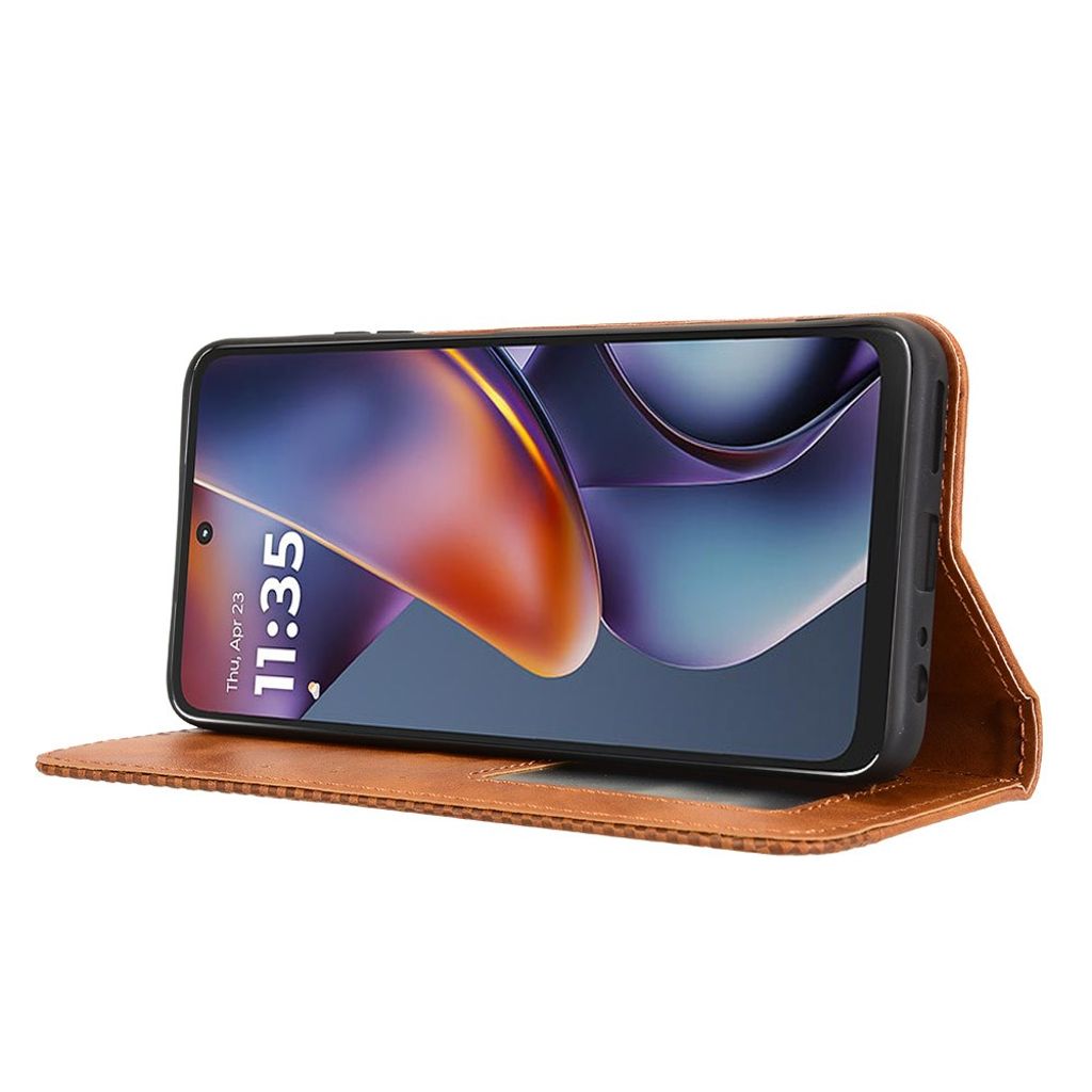 Motorola Moto G (2025) Plånboksfodral - Brun