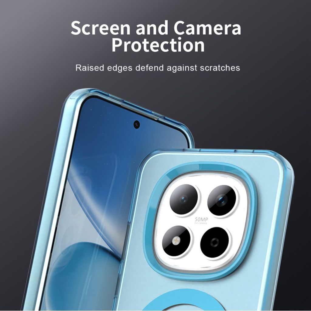 Xiaomi Redmi Note 15 Pro 5G MagSafe Kompatibelt Hybridcover - Blå