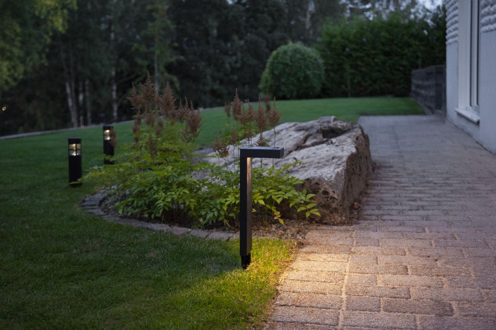 Star Trading Solcellspollare Vicini - Svart