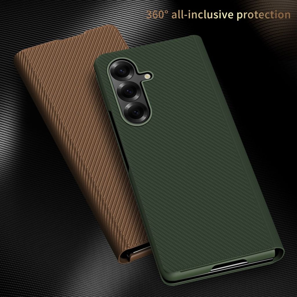 Samsung Galaxy Z Fold7 5G Fodral med Stativ - Svart