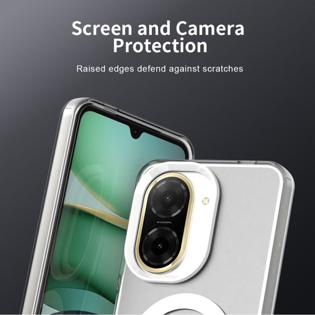 Xiaomi Redmi A5 4G Hybriddeksel MagSafe-kompatibel Støtsikker – Gjennomsiktig