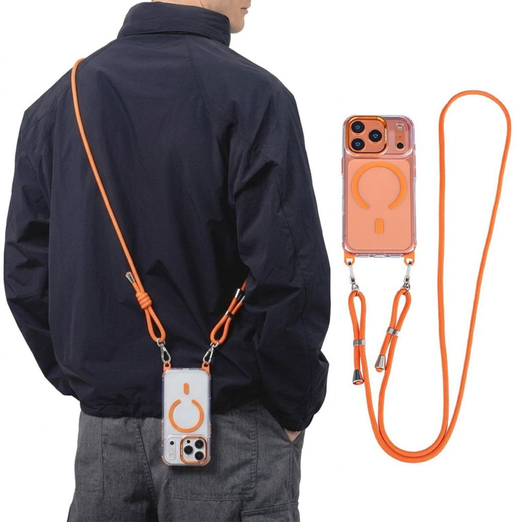 iPhone 17 Pro Max MagSafe Kuori Kantohihnalla - Kulta