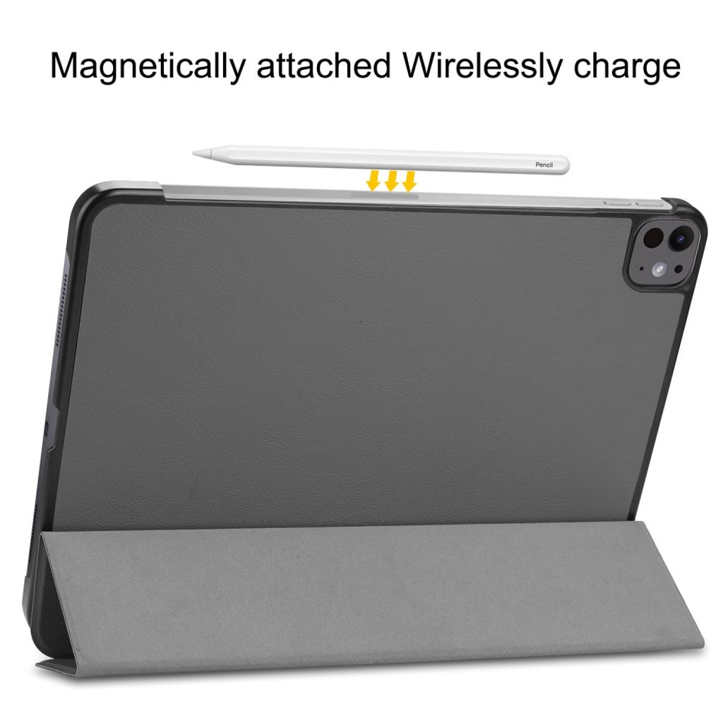 iPad Pro 11" 2025/2026 Flip cover med standfunktion - Grå