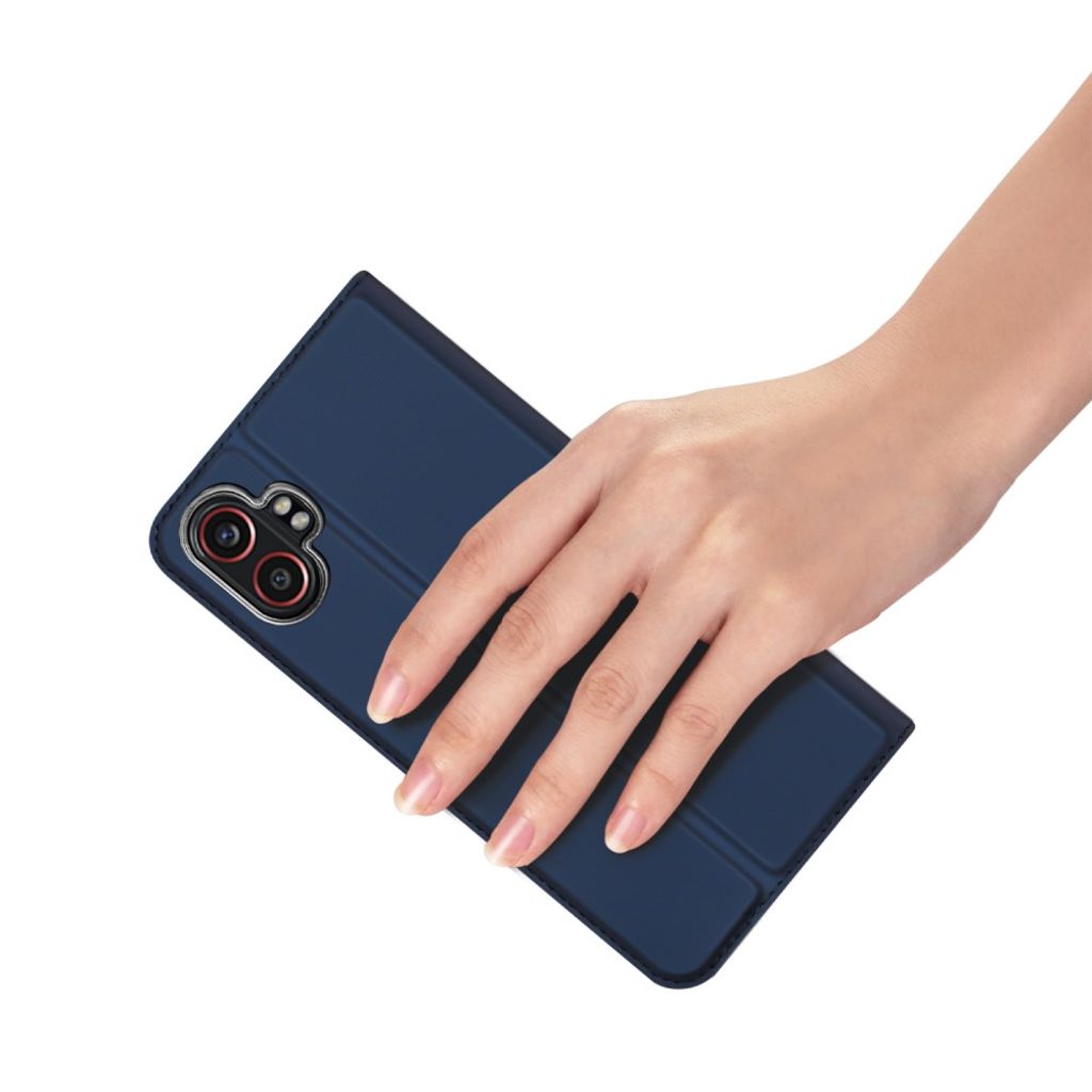 DUX DUCIS mobiletui med kortlomme for Samsung Galaxy XCover7 Pro – blå