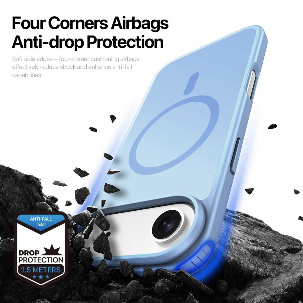 DUX DUCIS iPhone 17 Air Cover med MagSafe - Blå