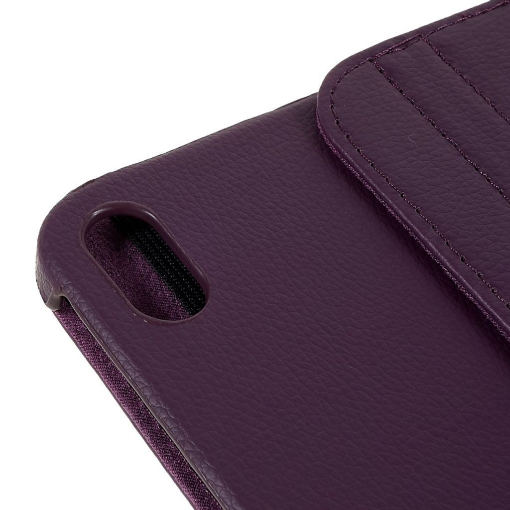iPad A16 11" 2025/10.9" 2024 Flip cover med roterende standfunktion - Lilla