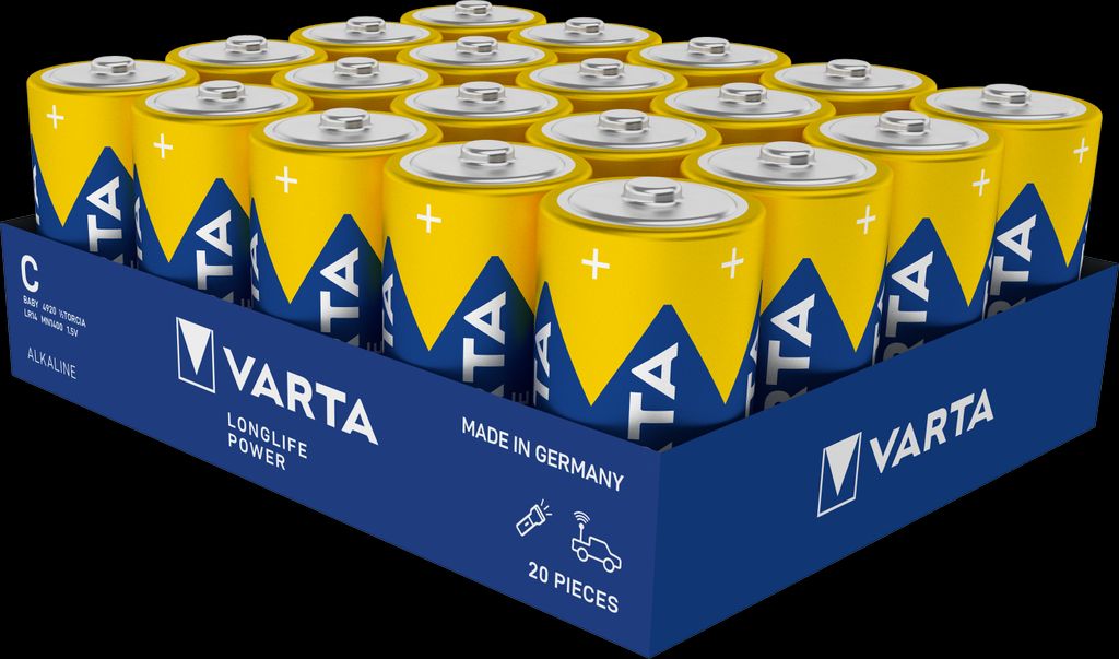 VARTA Longlife Power C batteri SCAND, 20-pack