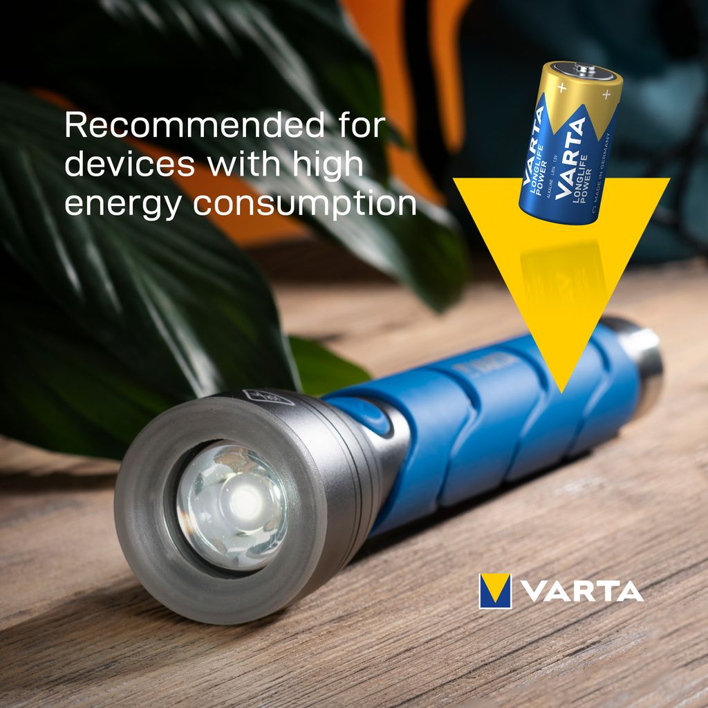 VARTA Longlife Power C batteri SCAND, 20-pack