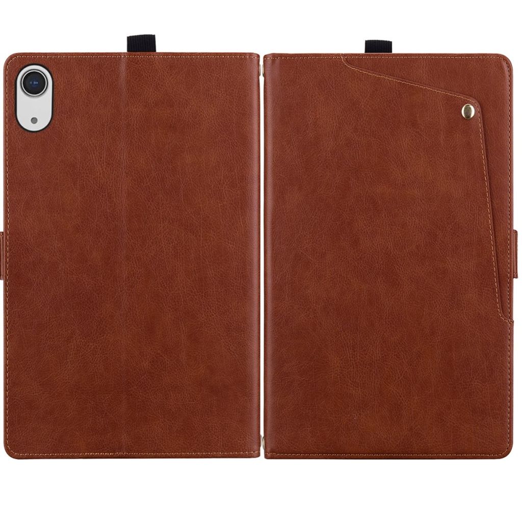 iPad Mini (2026) Kotelo taskulla - Ruskea