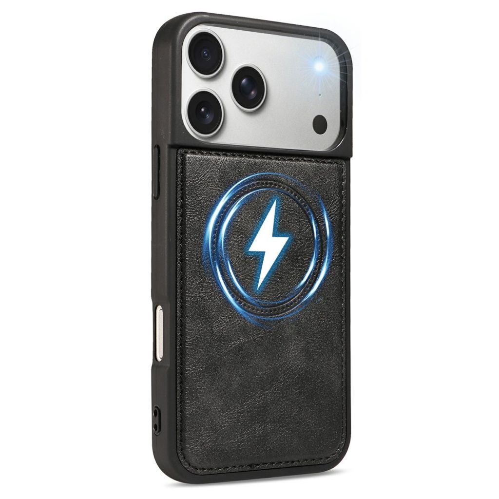 iPhone 18 Pro Max/17 Pro Max Irrotettava MagSafe-lompakkokotelo - Musta