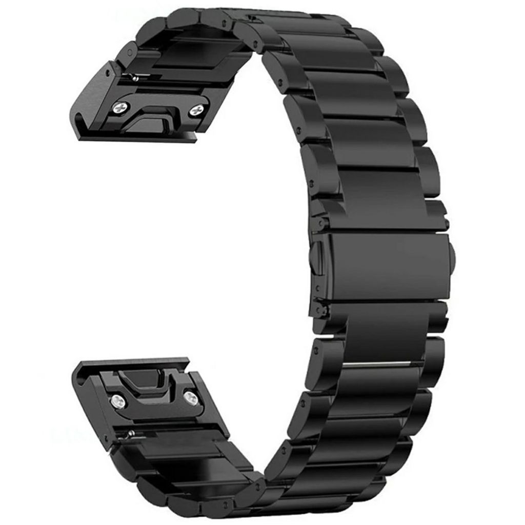 Garmin Fenix 8/8 Pro/Quatix 8 m.fl. Klockarmband Titan – Svart