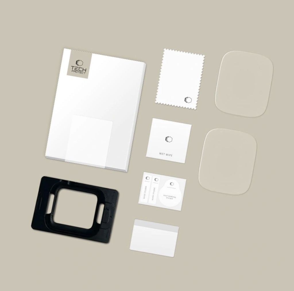 Tech-Protect Supreme Set+ hydrogel foil Skjermbeskytter til Apple Watch 44mm, 2-pakning