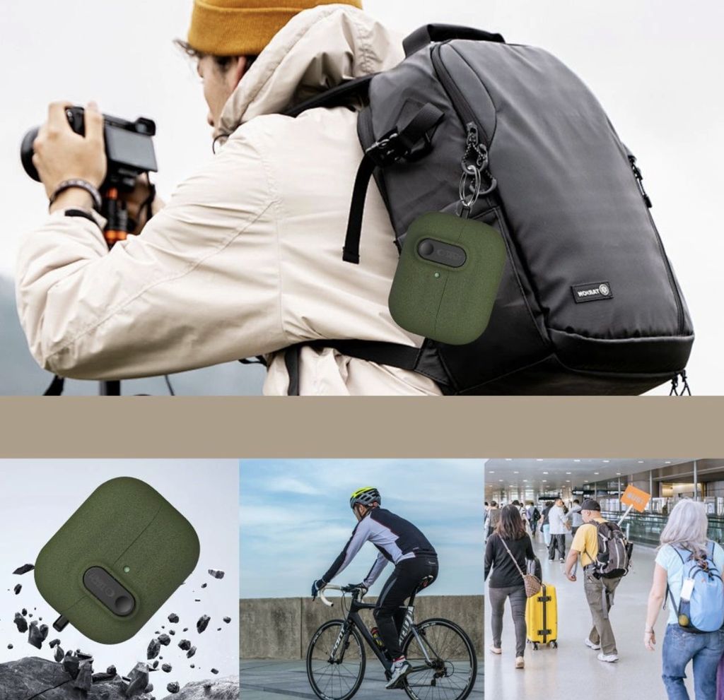 Tech-Protect Slim Hook Skal till Samsung Galaxy Buds 3 / 3 FE / 3 Pro - Grön