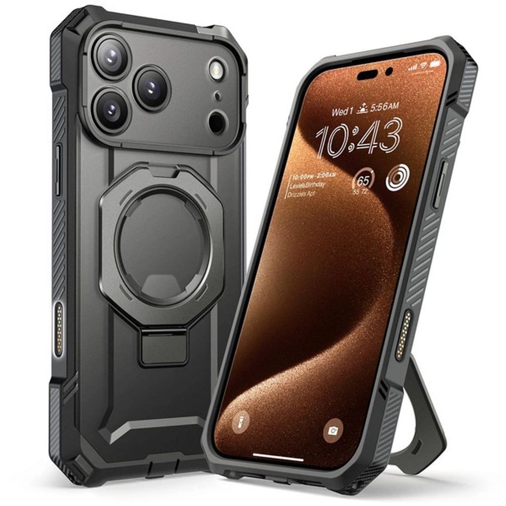 Supcase UB Grip MagSafe Skal till iPhone 17 Pro Max - Grå