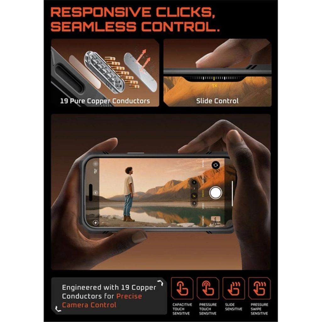 Supcase UB Grip MagSafe Skal till iPhone 17 Pro Max - Guld