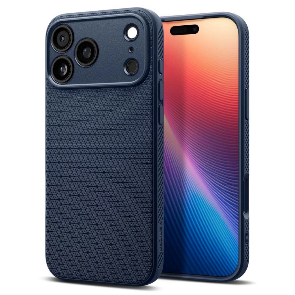 Spigen Liquid Air Kuori till iPhone 17 Pro Max - Sininen