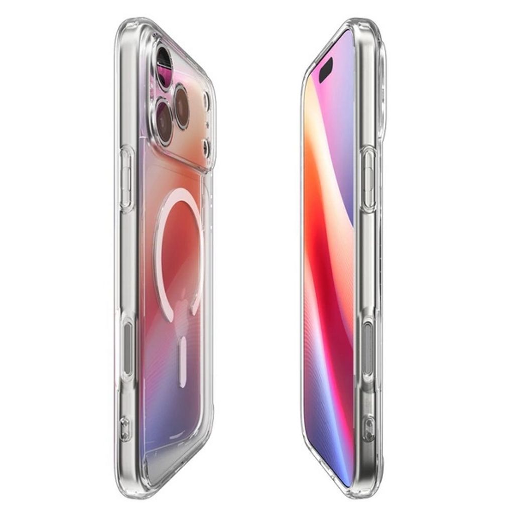 Spigen Ultra Hybrid MagSafe Deksel till iPhone 17 Pro Max - Hvit/Gjennomsiktig